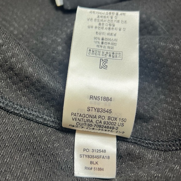 PATAGONIA Worn Wear Women's Adze Black Full Zip Jacket  sty83545 Size XS - Picture 10 of 14